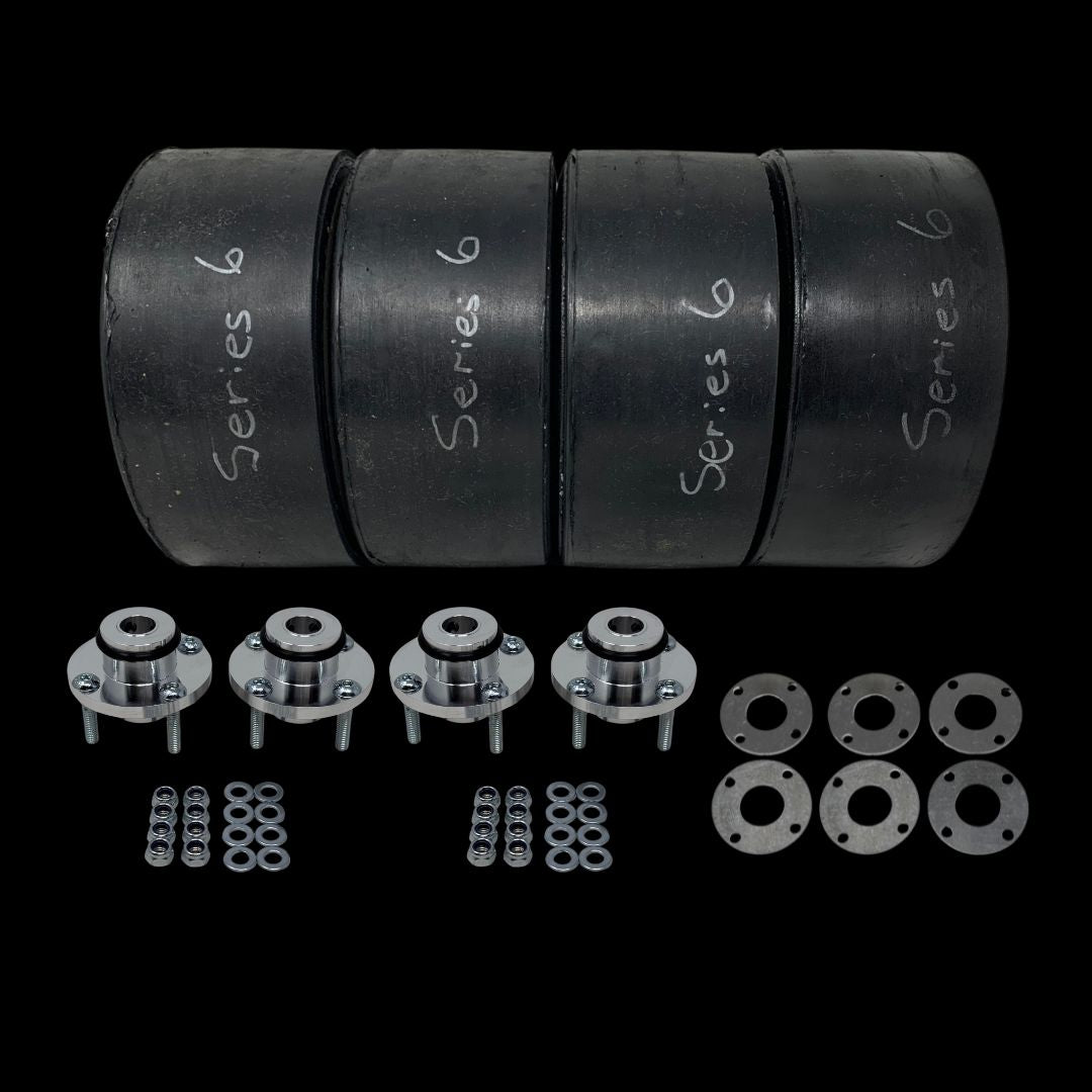 LOSI / VEKTA BRP 7"x 3" racing slicks - complete kit