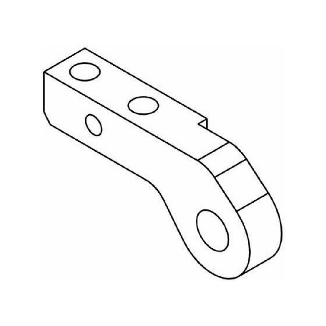 MCD DUOX Clutch Bell Carrier/Brake Plate Stiffener Alloy 2mm Down(Opt.) [415803A]