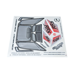 MCD RR5 CF Body Shell Decal Set - 500203P