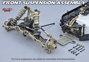 MCD FT-R Buggy front suspension with alloy upgrades