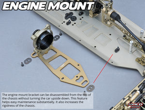 MCD Removable engine mount for easy assembly