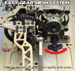 MCD Racing Easy Gear mesh system for easy adjustments