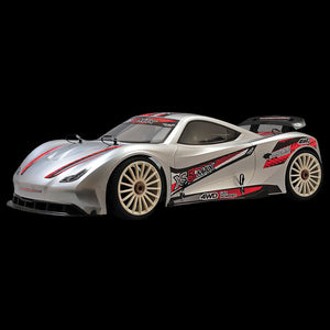 MCD XS5 Max Pro Supercar rolling chassis with painted body shown