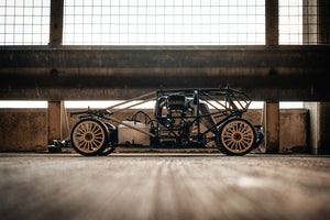MCD XR5 Roller side view of roll cage with Taylor engine