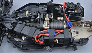 MCD XS5 E example shown with motor speed control and batteries installed
