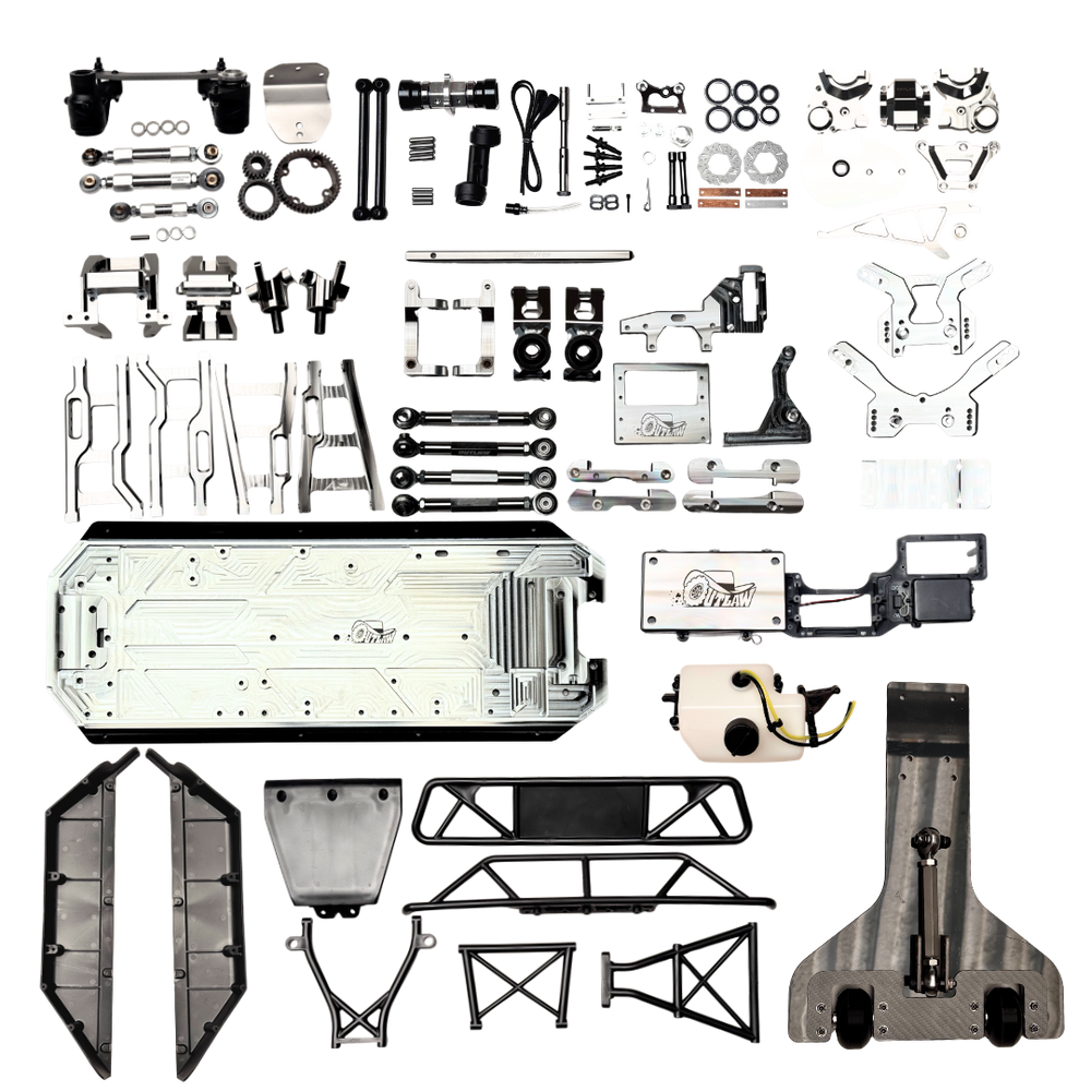 Outlaw V4 Billet Hybrid Slider - SELF BUILD KIT Version