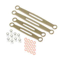 Ascent 18 Aluminum Front & Rear Upper Links Bronze (4pcs) [RER30281]