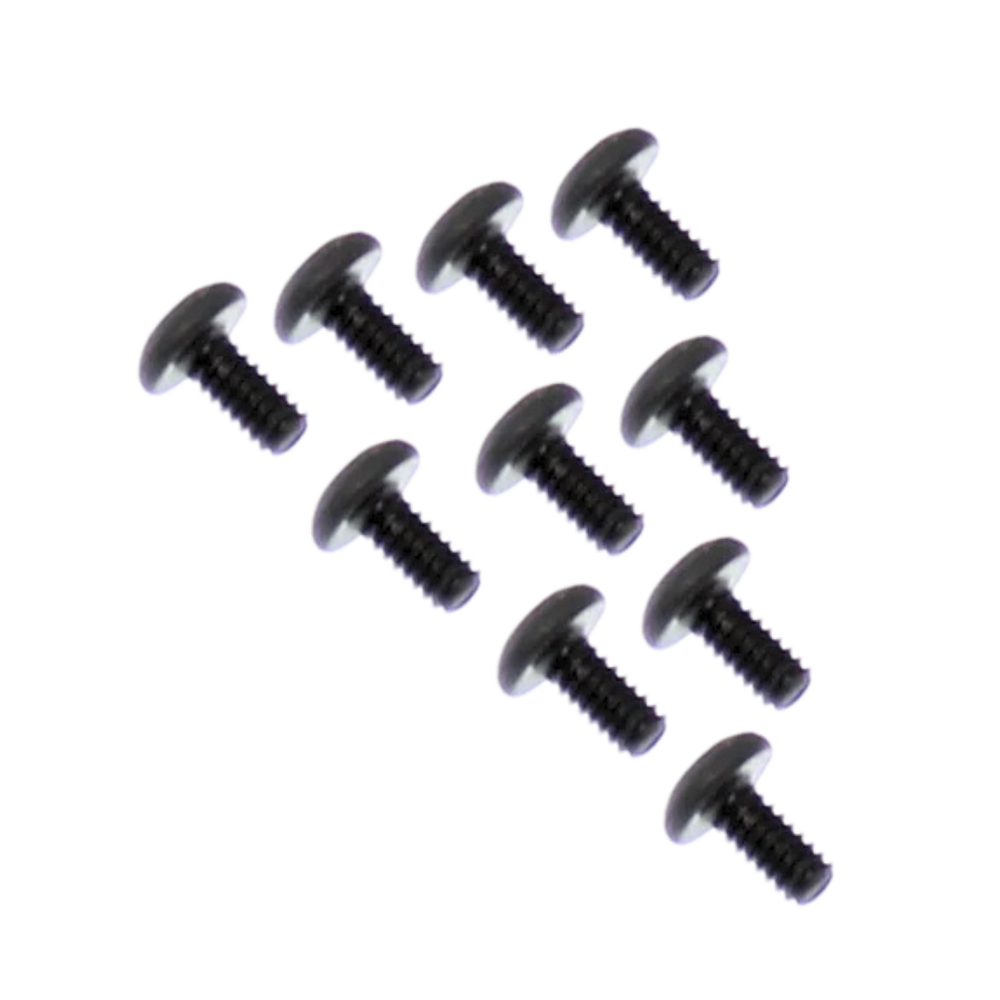 Ascent 18 2x4mm Button Head Hex Machine Thread Screws (10pcs) [RER11374]