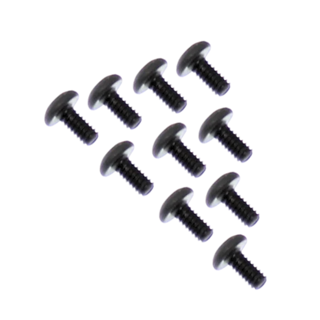 Ascent 18 2x4mm Button Head Hex Machine Thread Screws (10pcs) [RER11374]