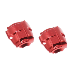Ascent 18 Aluminum Diff Cover Red (1pc) [RER30180]