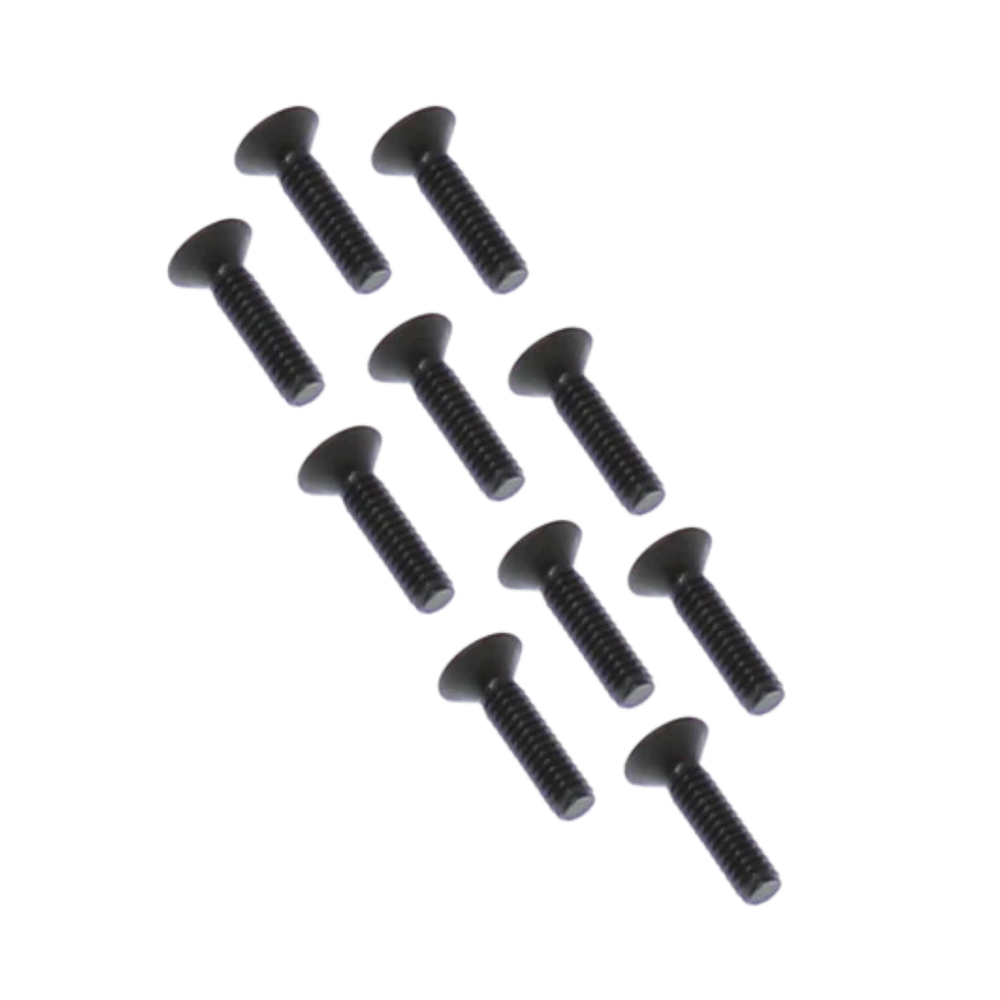 Ascent 18 2x8mm Countersunk Hex Machine Thread Screws (10pcs) [RER11382]