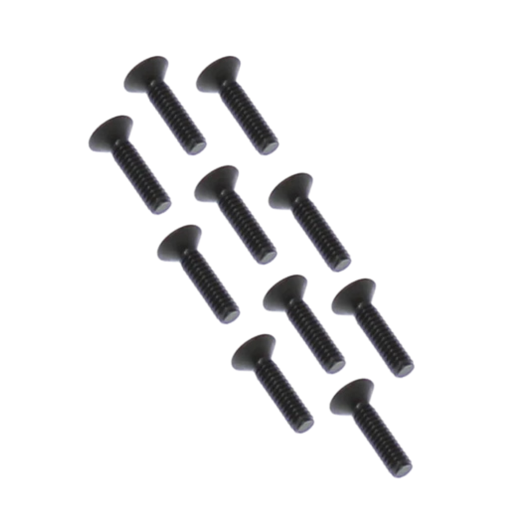 Ascent 18 2x8mm Countersunk Hex Machine Thread Screws (10pcs) [RER11382]