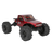 Red monster truck model on a white background