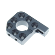 Metal mechanical component on a white background