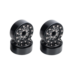Ascent 18 1.3" Aluminum & Carbon Fiber Black Beadlock Wheels -0.75 Offset (4pcs) [RER43152]