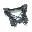 Black shock tower on a white background