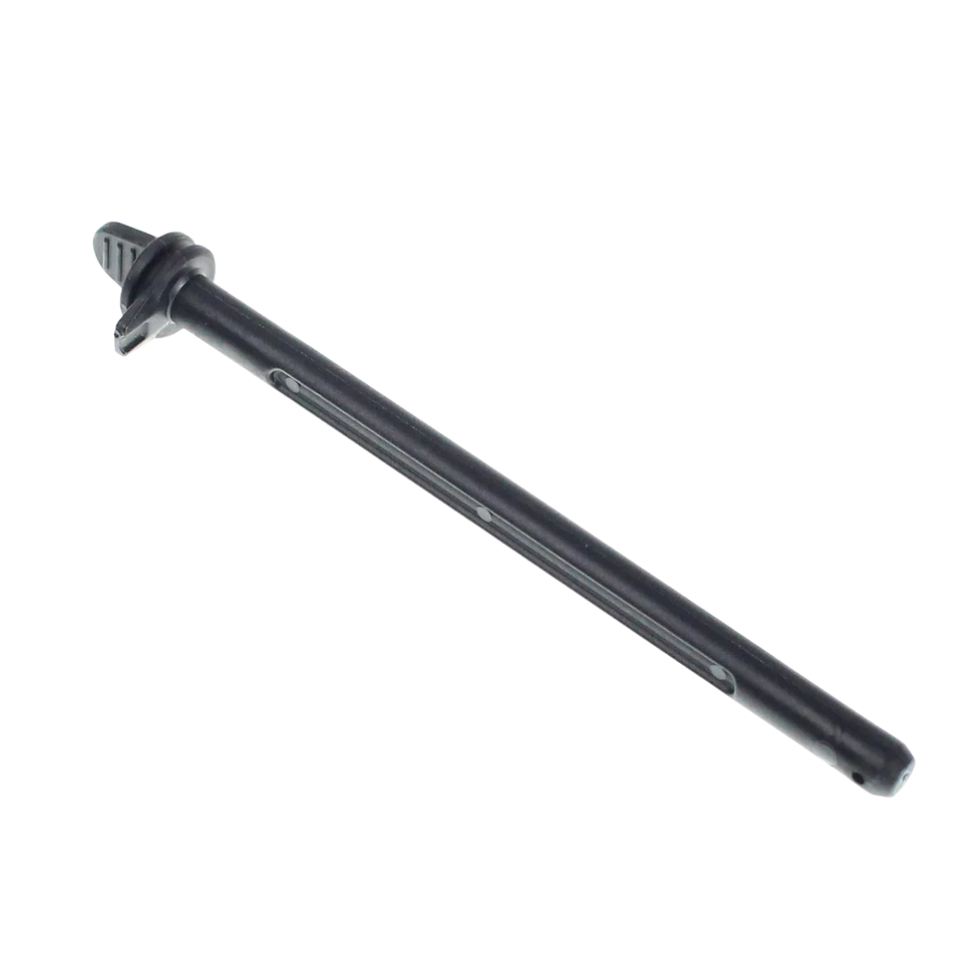 Black body-clip on a white background