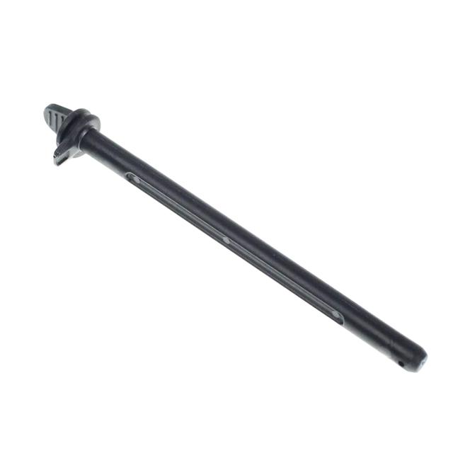 Black body-clip on a white background