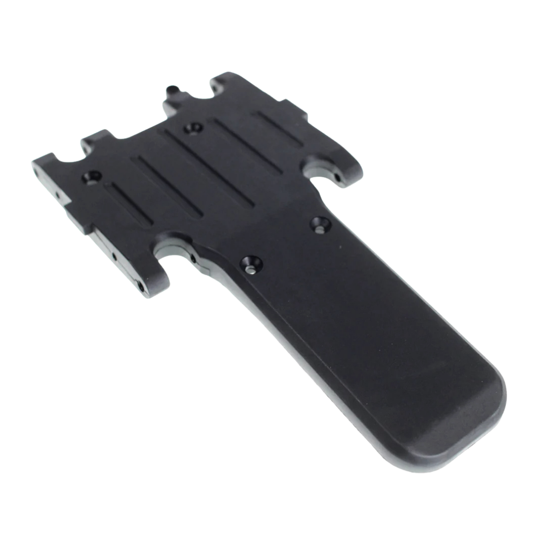 Black component on a white background