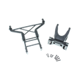 Two black brackets on a white background