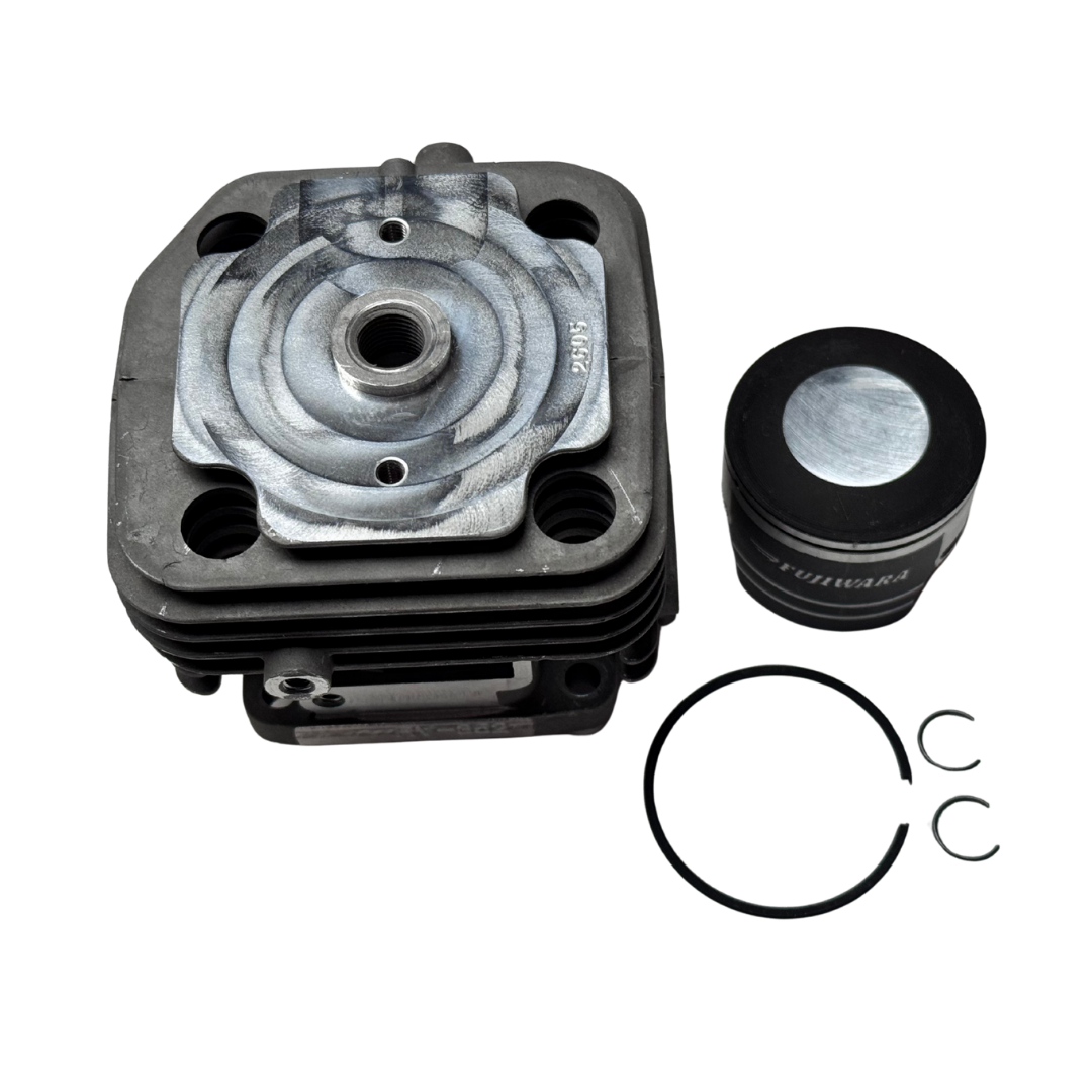 RV-Racing top end kit components laid out, alternate angle