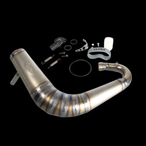 Samba V2 2025 Titanium Big Belly MCD Exhaust Pipe System - incl Custom Carbon Fibre Fitting Kit