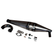 Taylor 40-50cc Vesla side exhaust pipe full kit with manifold and fitting hardware