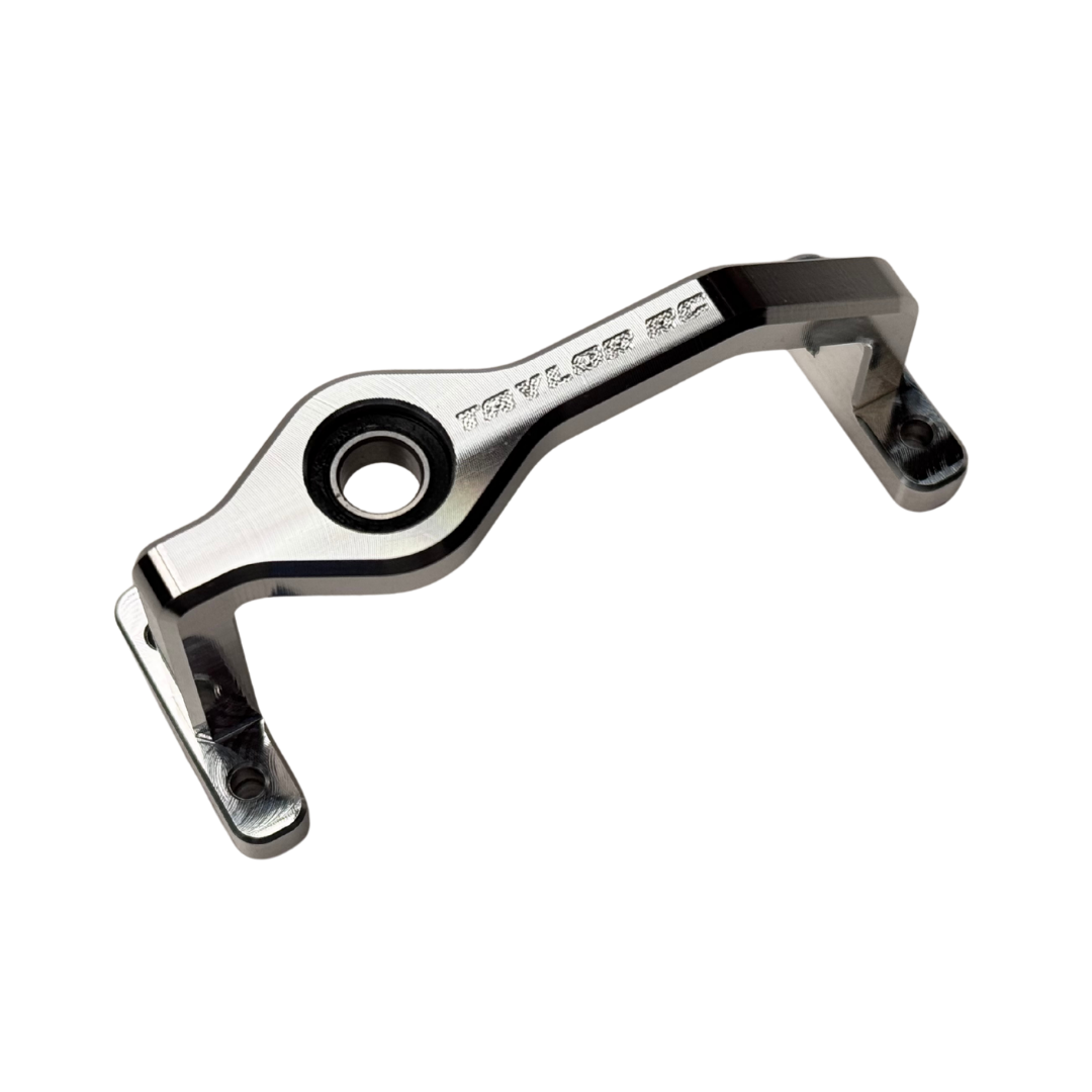 Taylor AGFRC billet servo horn support brace with engraving, alternate angle
