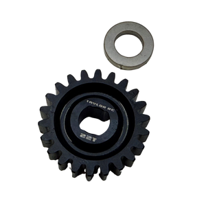 Taylor RC Blackbone pinion gear 22T in black with washer, for Losi 5ive, 5T 2.0 and MCD (for Blackbone bell only)