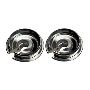 Taylor Losi 5IVE-T 3.0 billet shock perch set of 2, underside view showing the machined spring seat and slotted opening