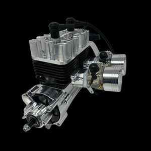 TAYLOR 70cc Billet Twin Cylinder RC Engine Complete Package