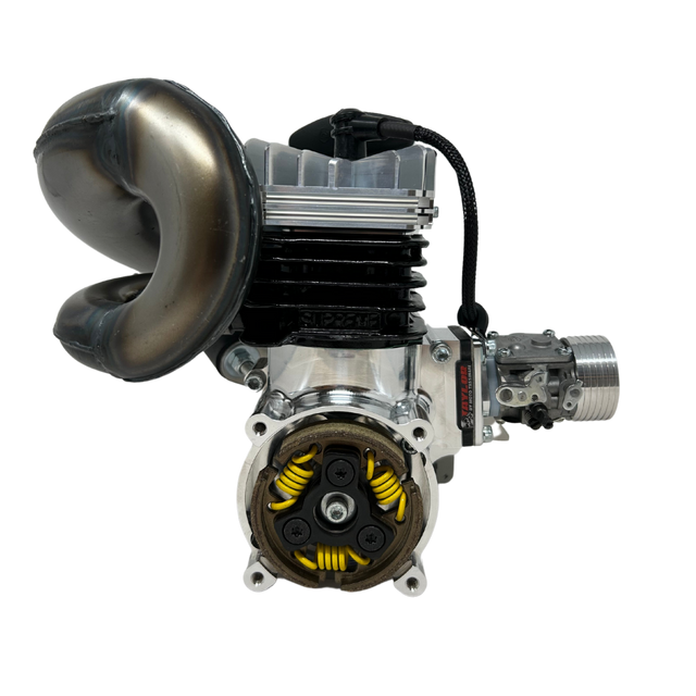 Motor engine on a white background