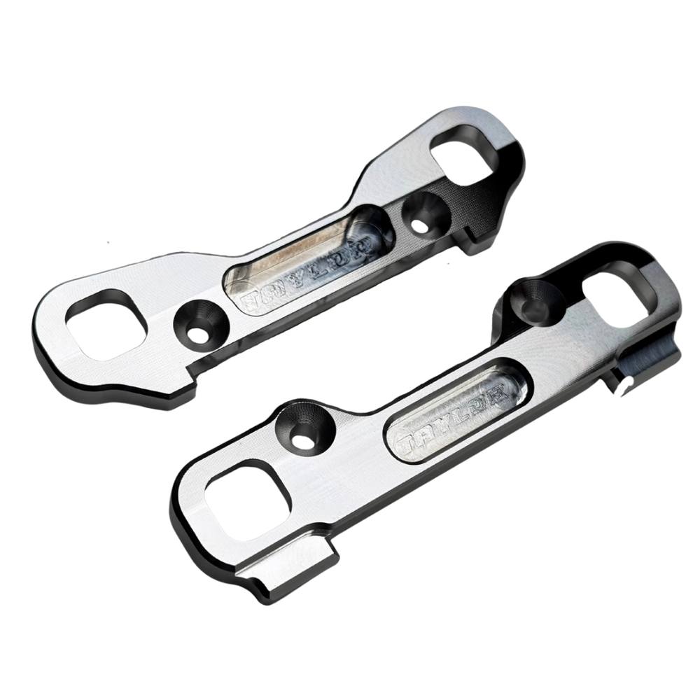 Taylor MCD Billet 7075 HD Front Hinge Pin Braces (2)