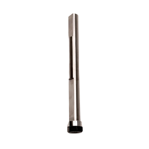Two metallic objects on a white background