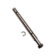 Taylor RC HD Baja twin layshaft, angled view showing the full shaft length, retaining clip, and machined steps