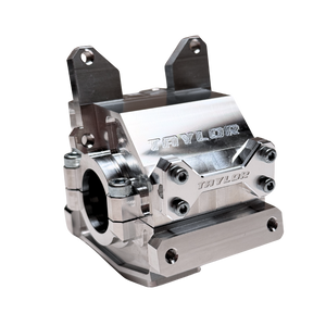 Metal mechanical component with 'Taylor' branding on a white background