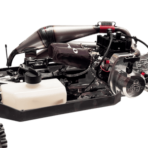 Engine or mechanical component on a transparent background