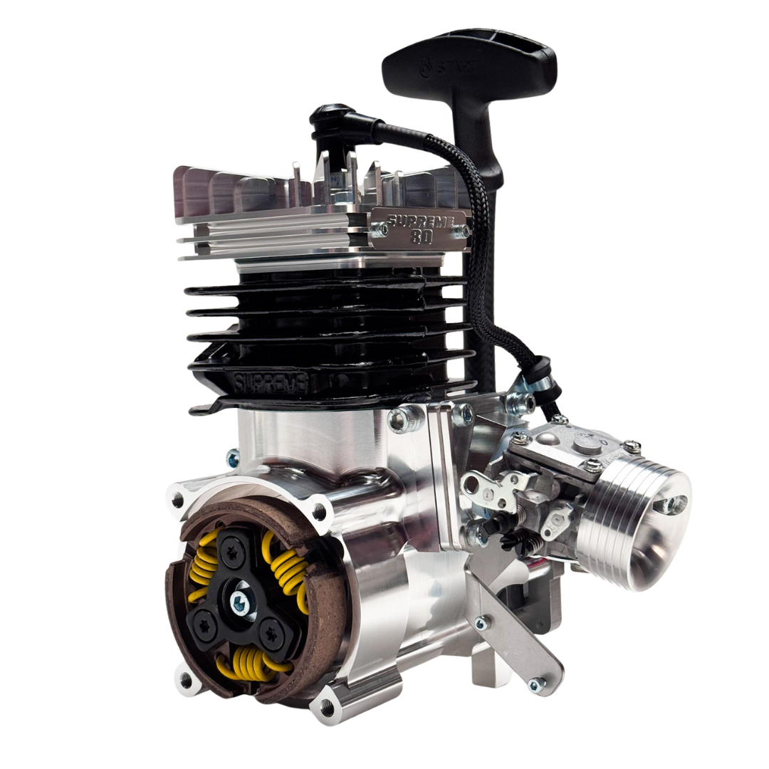 Engine component on a white background