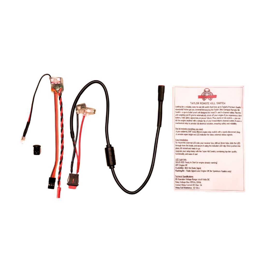 Taylor RC Remote Kill Switch - Premium Engine Fail Safe