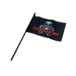Black flag with skull and crossbones design and 'Taylor OC' text on a white background