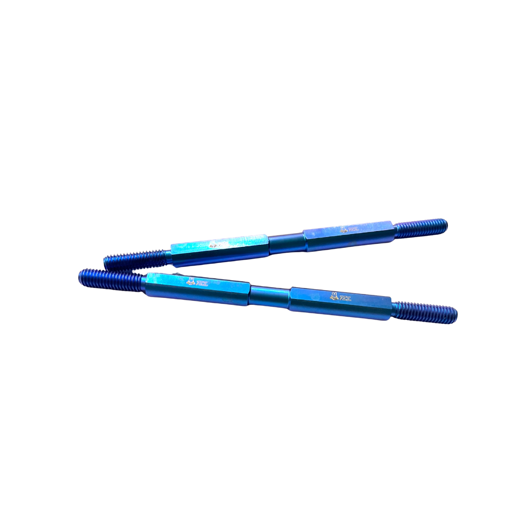 TZZ Titanium Baja Steering Turnbuckles 117mm Extended length