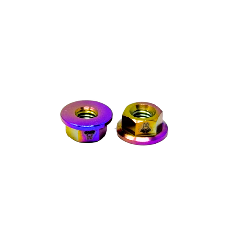 TZZ Titanium alloy Flanged Nut Set (2pcs) M4-M6