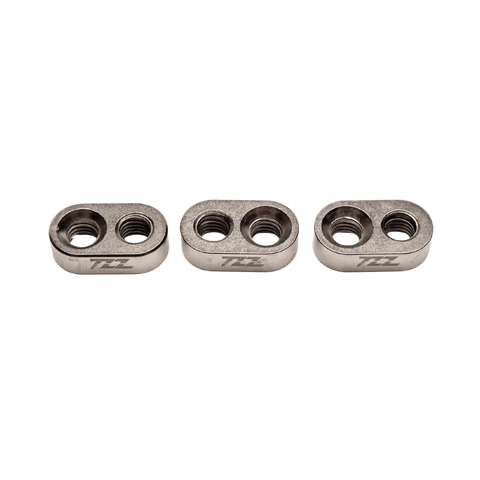 TZZ Titanium MCD Engine Mount Chassis Slot Inserts (3)
