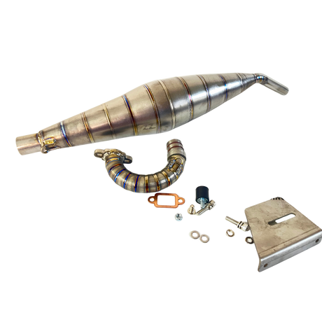 TZZ RACING Titanium Kraken Vesla 29-39cc Side Exhaust Pipe