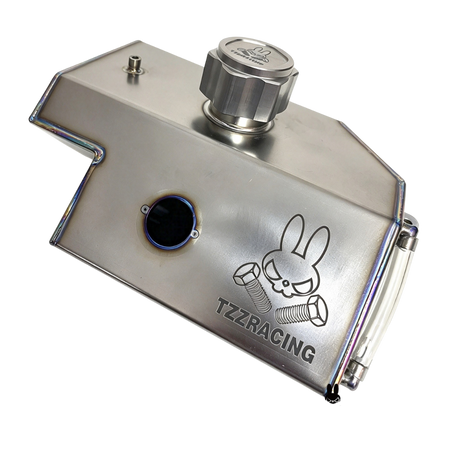 TZZ Racing titanium fuel tank for Losi 5IVE-T, 5IVE-T 2.0, 5IVE-TG 3.0 and TLR 5IVE-B, top view