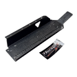 Uber RC HPI Baja carbon fibre HD chassis shown at an angle with UberRC logo decal