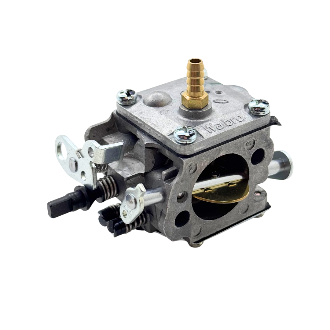 Carburetor on a white background
