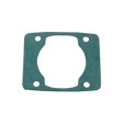 Green gasket on a white background