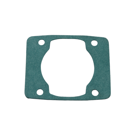 Green gasket on a white background